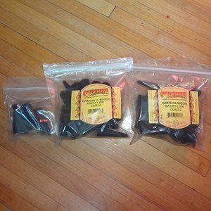 Dragon's Blood & Sandalwood backflow dhoop incense cones Wild Berry 54 cones